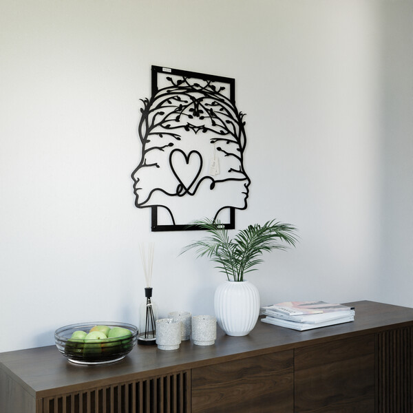 Panel ażurowy 3d głowy i serce 3000934 zdjęcie 4