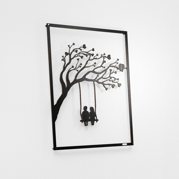 Panel ażurowy 3d huśtawka 3000936 z płyty meblowej