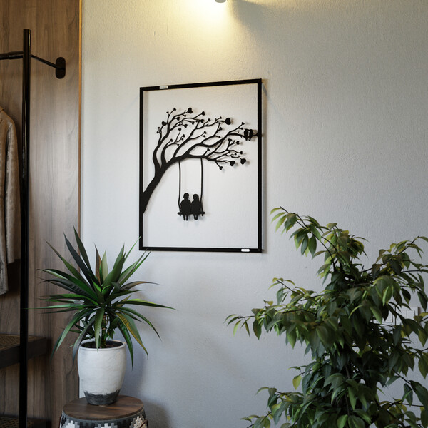 dekoracja na ścianę Panel ażurowy 3d huśtawka 3000936 zdjęcie 8