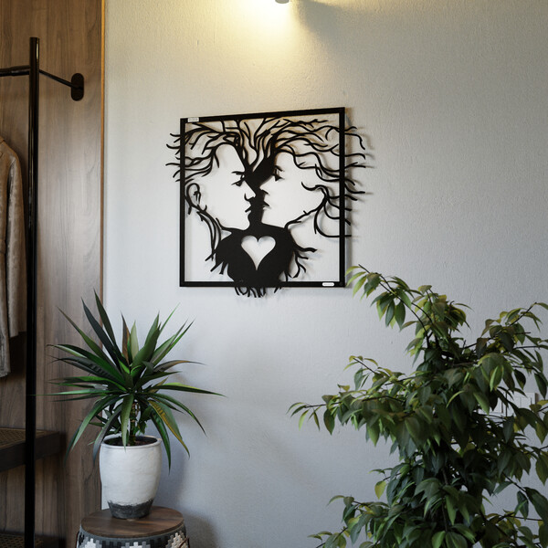 dekoracja na ścianę Panel ażurowy 3d twarze 3000938 zdjęcie 8