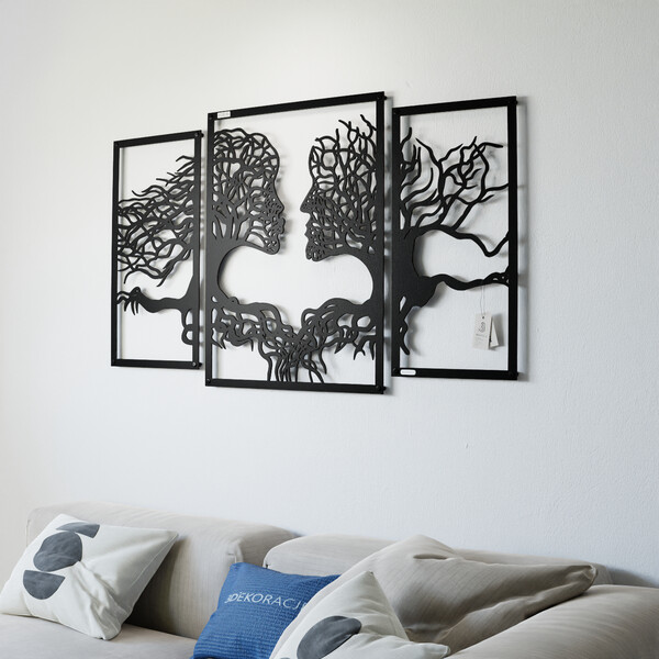 3000943 pięknie wycięte laserem Tryptyk drzewa i zakochani  zdjęcie 3