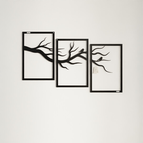 3000944 pięknie wycięte laserem Panele ażurowe 3d tryptyk drzewo  płyta meblowa front