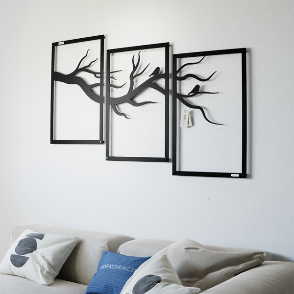 3000944 pięknie wycięte laserem Panele ażurowe 3d tryptyk drzewo  zdjęcie 3