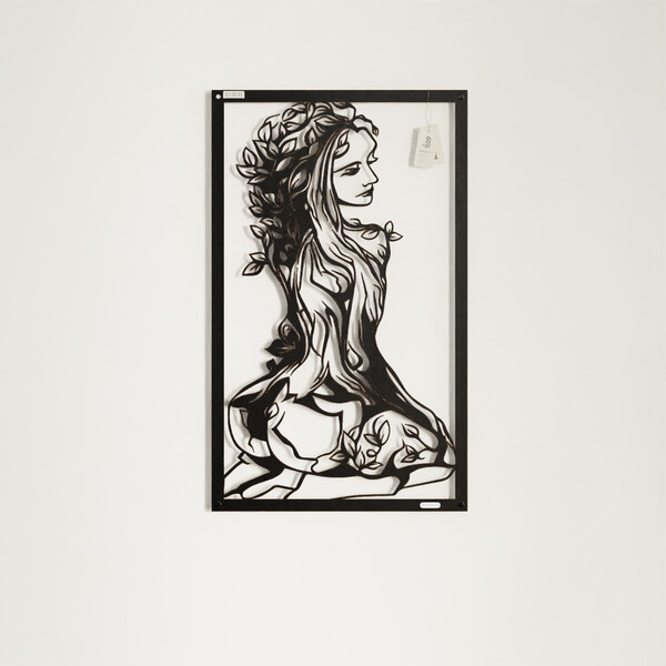 3000947 pięknie wycięte laserem Panel ażurowy 3d kobieta  płyta meblowa front