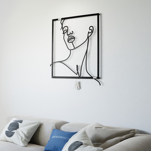 3000981 pięknie wycięte laserem Panel line art kobieta  zdjęcie 3