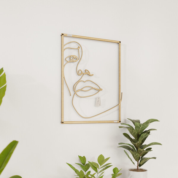 Panel dekoracyjny kobieta 3000989 ze sklejki brzozowej