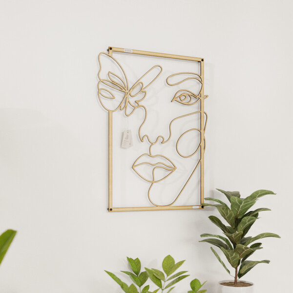 Panel dekoracyjny kobieta 3001001 ze sklejki brzozowej