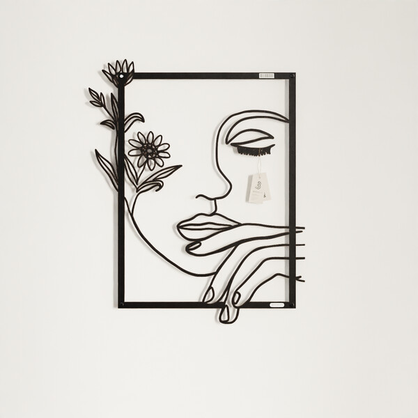 3001010 pięknie wycięte laserem Panel dekoracyjny twarz kobiety  płyta meblowa front