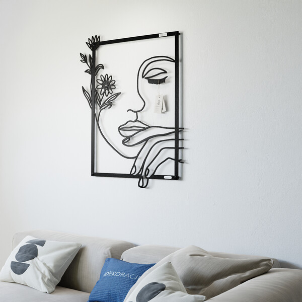 3001010 pięknie wycięte laserem Panel dekoracyjny twarz kobiety  zdjęcie 3