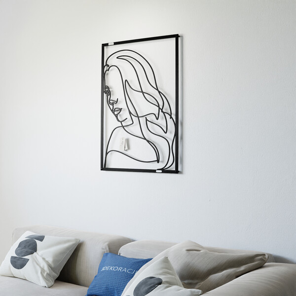 3001013 pięknie wycięte laserem Panel dekoracyjny głowa kobiety  zdjęcie 3