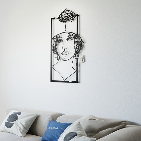3001014 pięknie wycięte laserem Panel dekoracyjny zamyślona kobieta  zdjęcie 3