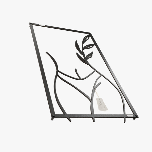 dekoracja na ścianę Panel dekoracyjny biodra bikini 3001040 czarna hdf