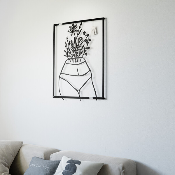 3001043 pięknie wycięte laserem Panel dekoracyjny kobieta w kwiatach  zdjęcie 3