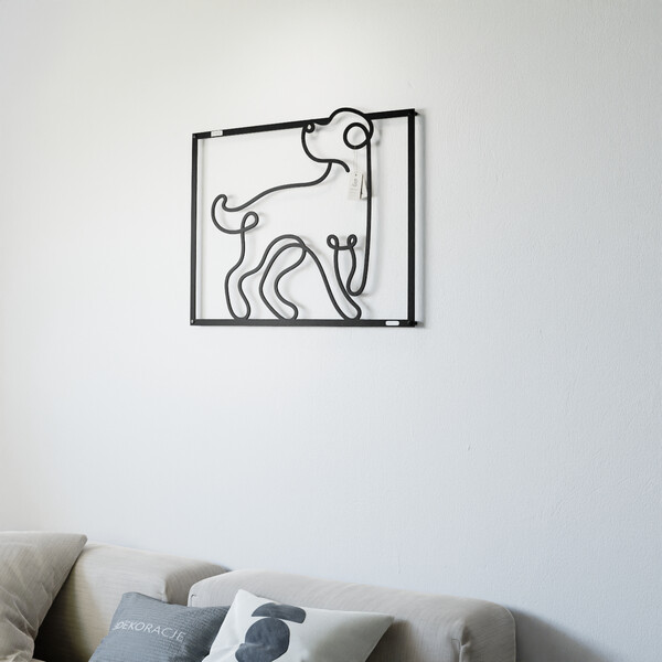 3001048 pięknie wycięte laserem Panel dekoracyjny piesek  zdjęcie 3