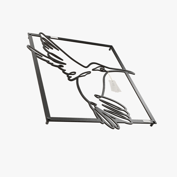 dekoracja na ścianę Panel dekoracyjny koliber 3001052 czarna hdf