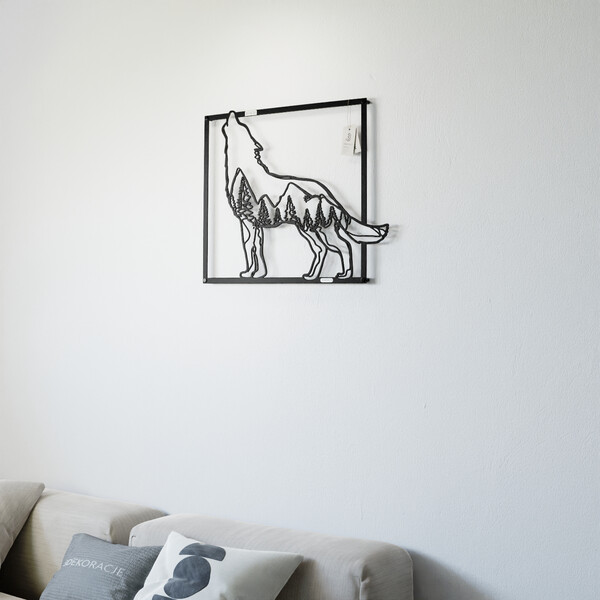 3001055 pięknie wycięte laserem Panel dekoracyjny wilk  zdjęcie 3