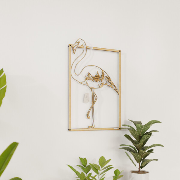 Panel dekoracyjny flaming 3001057 ze sklejki brzozowej