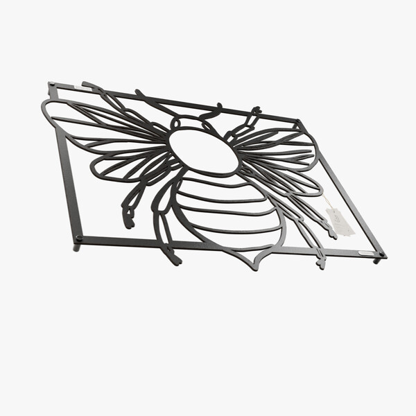 dekoracja na ścianę Panel dekoracyjny pszczoła 3001058 czarna hdf