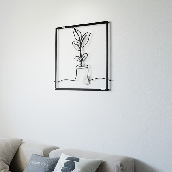 3001070 pięknie wycięte laserem Panel dekoracyjny kwiat w donicy  zdjęcie 3