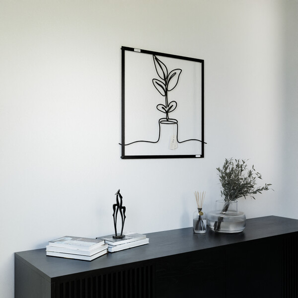 Panel dekoracyjny kwiat w donicy 3001070 zdjęcie 4