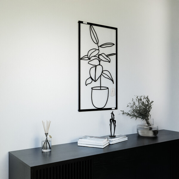 Panel dekoracyjny kwiat w donicy 3001077 zdjęcie 4