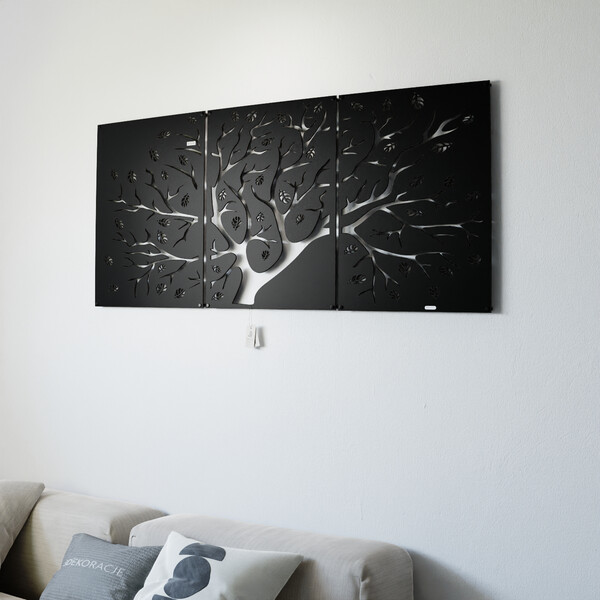 3001127 pięknie wycięte laserem Tryptyk panele dekoracyjne drzewo  zdjęcie 3