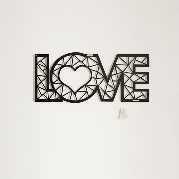 3001137 pięknie wycięte laserem Panel dekoracyjny napis love  płyta meblowa front