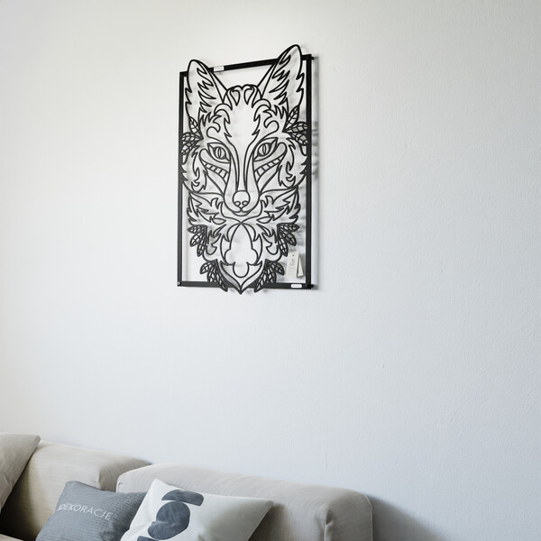 3001154 pięknie wycięte laserem Panel ażurowy lis  zdjęcie 3