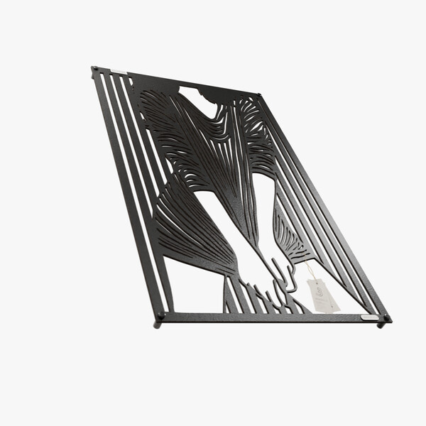 dekoracja na ścianę Panel dekoracyjny kobieta 3001161 czarna hdf