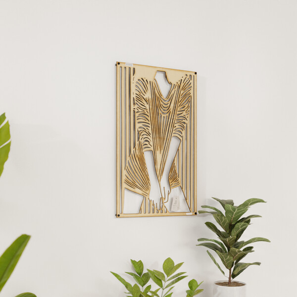 Panel dekoracyjny kobieta 3001161 ze sklejki brzozowej