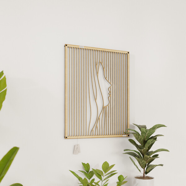 Panel ażurowy kobieta 3001163 ze sklejki brzozowej