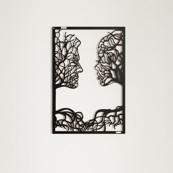 3001164 pięknie wycięte laserem Panel dekoracyjny dwie głowy  płyta meblowa front