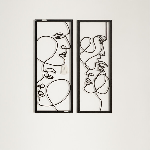 3001218 pięknie wycięte laserem Dyptyk ażurowy zakochani  płyta meblowa front