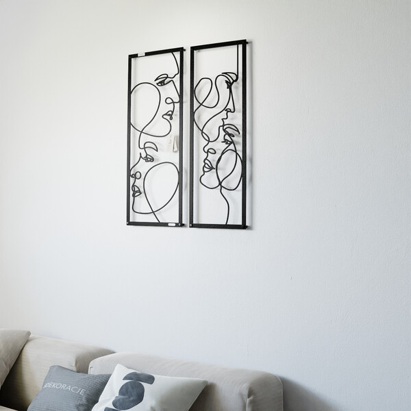 3001218 pięknie wycięte laserem Dyptyk ażurowy zakochani  zdjęcie 3