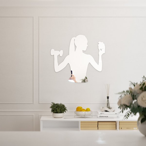 Lustro akrylowe fitnes Dekoracja ścienna - lustro 