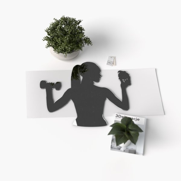 Lustro akrylowe fitnes Lustro akrylowe fitnes dekoracyjne lustro na ścianę