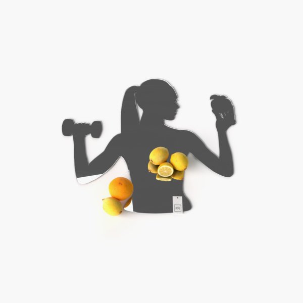 Lustro akrylowe fitnes dekoracyjne lustro na ścianę