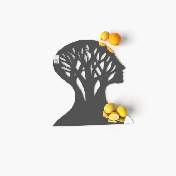 Lustro akrylowe głowa dekoracyjne lustro na ścianę