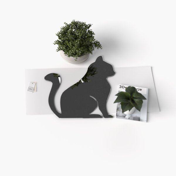 Lustro akrylowe kotek Lustro akrylowe kotek dekoracyjne lustro na ścianę