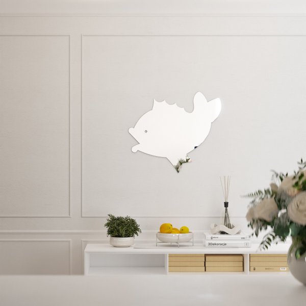 Lustro akrylowe ryba Dekoracja ścienna - lustro 