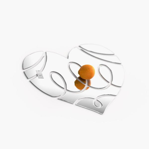 Lustro akrylowe serce Lustro akrylowe serce dekoracyjne lustro na ścianę