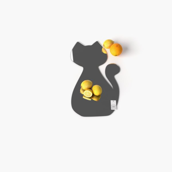 Lustro akrylowe kotek dekoracyjne lustro na ścianę