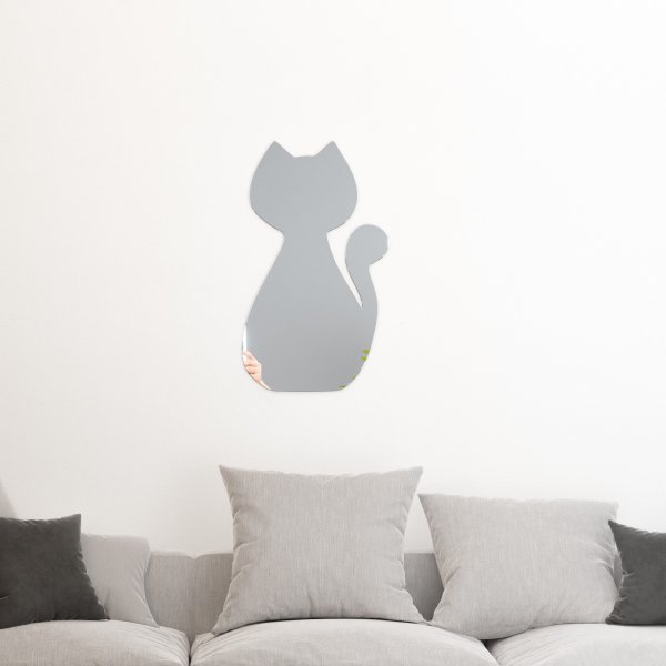 Lustro akrylowe kotek Dekoracja ścienna - lustro 