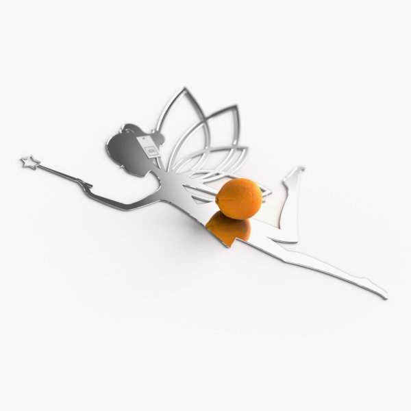 Lustro akrylowe wróżka i gwiazdki dekoracyjne lustro na ścianę