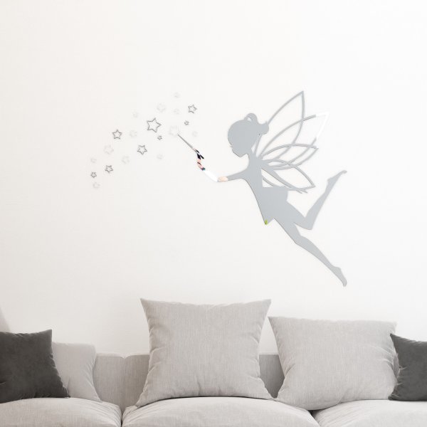 Lustro akrylowe wróżka i gwiazdki Dekoracja ścienna - lustro 