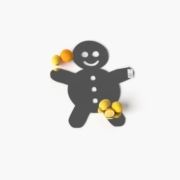 Lustro akrylowe ludzik z ciasta dekoracyjne lustro na ścianę