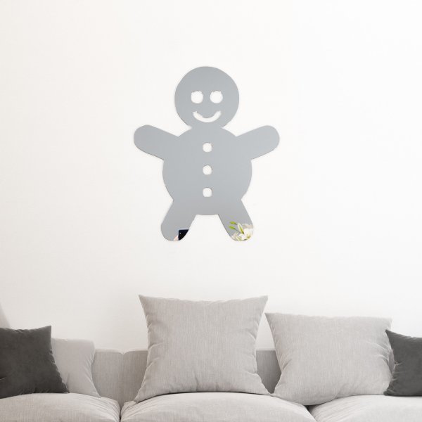 Lustro akrylowe ludzik z ciasta Dekoracja ścienna - lustro 