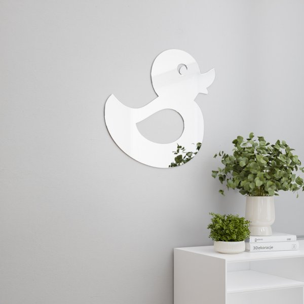 Lustro akrylowe kaczuszka dekoracyjne lustro na ścianę