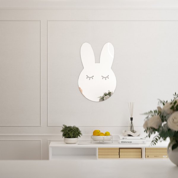 Lustro akrylowe króliczek Dekoracja ścienna - lustro 