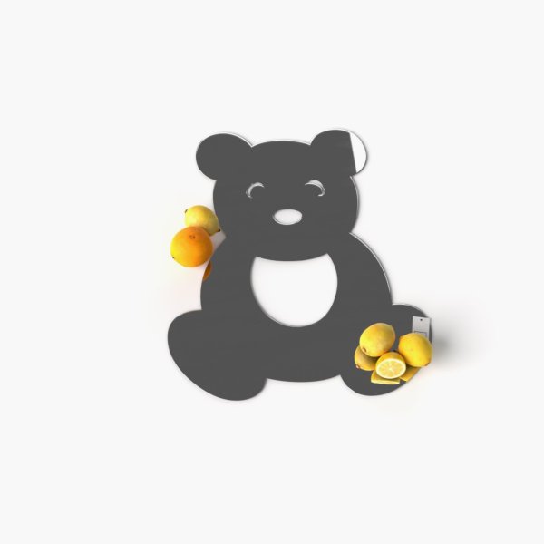 Lustro akrylowe misiu dekoracyjne lustro na ścianę